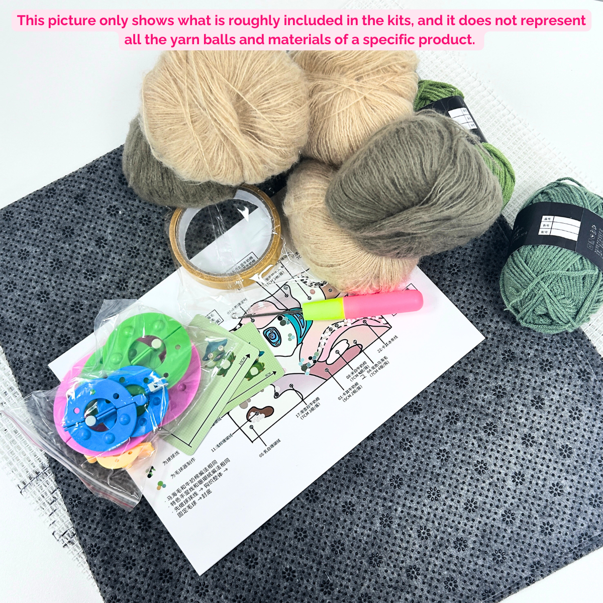 Worldly Wonders Moss Rug DIY Kit - Mortal’s Jade Pool