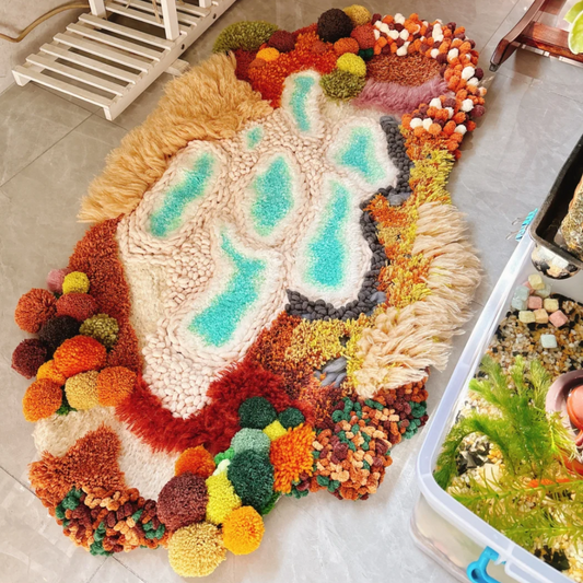 Worldly Wonders Moss Rug DIY Kit - Mortal’s Jade Pool