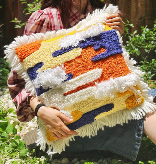 Orange Yellow Pillow DIY Kits
